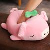 New Cute Down Cotton Sprouting Grass Pig Doll Plush Toy Children Girls Sleeping Comfort Doll Pillow Xmas Gift  Anime Plush