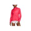 Nike Solid Color Hooded Zip-Up Casual Long Sleeve Jacket Women jackets Magenta FB7451-648