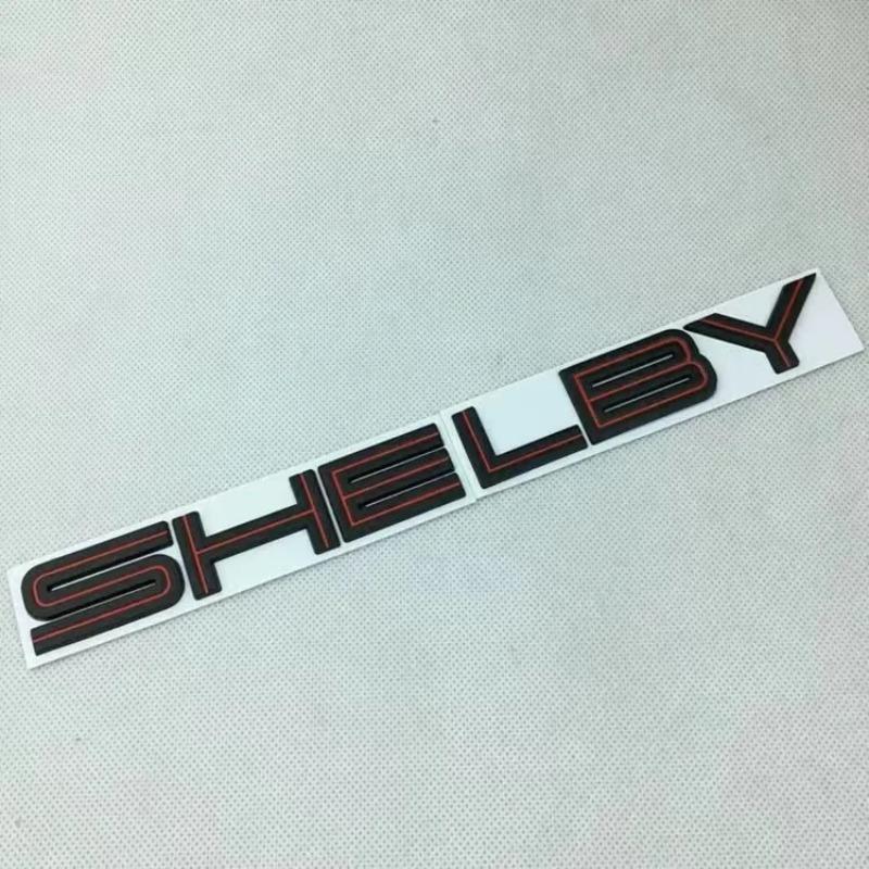 1 ks Vhodné pro Mustang Shelby Logo na kapotu Cobra GT Modifikovaný personalizovaný 3D nálepka Znak Shelby Odznak Nálepka