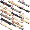 Casual Wide Bohemian Wooden Buckle Waistbelt Straw Belt Elastic