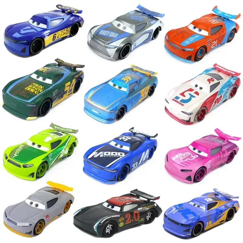 Neuer Pixar Cars 3 Lightning Mcqueen Styling Rennwagen Jackson Storm Tim Daniel Metall Druckguss Modellauto Kindergeburtstagsgeschenk