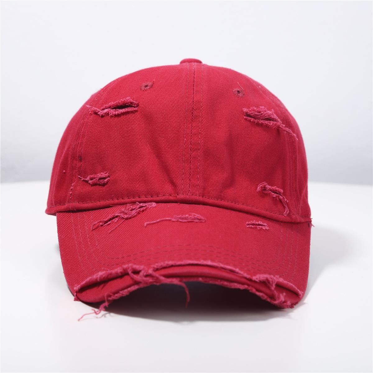 

Женская бейсболка Новая весенне-летняя универсальная бейсболка в стиле хип-хоп с мягким верхом для улицы, студенческая, в стиле ретро, с рваным эффектом, от солнца one size (adjustable)