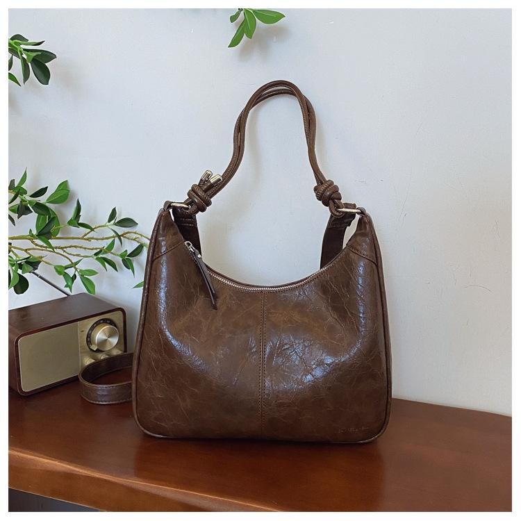 Pendler-Großraumtasche Damen neue lässige einfache Schultertasche beliebte vielseitige Umhängetasche