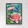 5d Diy Diamond Beautiful Painting Flowers And Butterflies Diamond Embroidery Cross Stitch Kit Full Rhinestone Mosaic Home Decor Gift