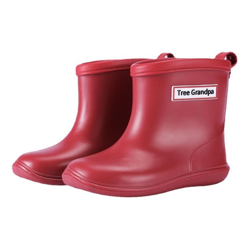 Children's Lightweight Mid Length Rain Boots for Boys and Girls
