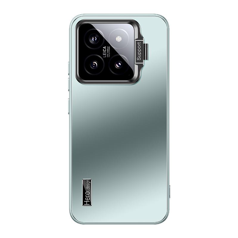 For Xiaomi 14 Pro Case with Camera Lens Kickstand TPU+PC Phone Back Cover