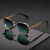 Square Steampunk Metal Men's Sunglasses Fashion Personalized Sunglasses Men's European and American Sun Sunglasses