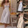 Damen Französischer Eleganter Retro-Stil Dopamin-Kleidung mit Camisoles, Europäische und Amerikanische Kleider für Damen