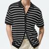 New Men'S Polo Shirt Made Of Pure Cotton With Dropped Shoulders High-Quality Loose Fit For Fitness Versatile For Daily Exercise Short Sleeved Casual