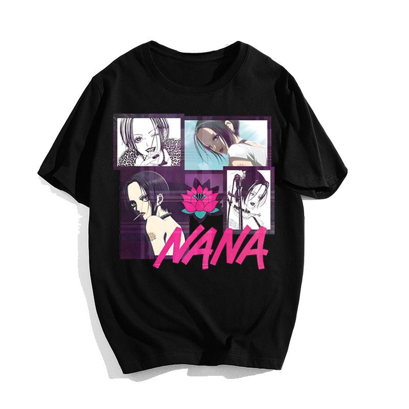 Classic Smoke Osaki Nana Classic Japanese Anime Retro Rock Style Anime T-Shirt Cotton Graphic Tee Unisex Unisex Summer Streetwear
