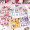 Cute Cartoon Style Adhesive Sealing Stickers for Cards and Gifts