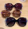 Luxury Diamond Polarized Sunglasses Women Sun Glasses Woman Glasses Vintage Sun Ladies Sun Glas W4W3