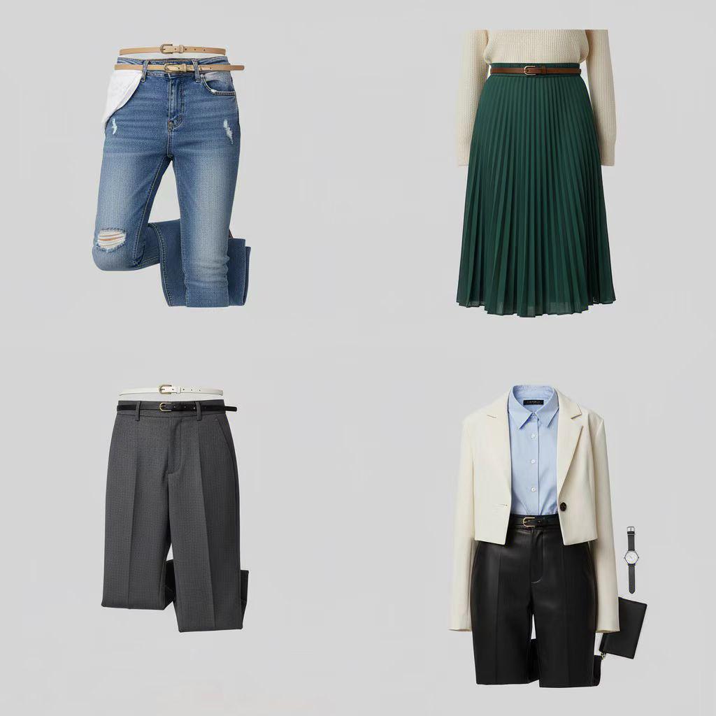 Women's Versatile Korean Style Jeans Belt - Spring/Summer Fashion Accessory