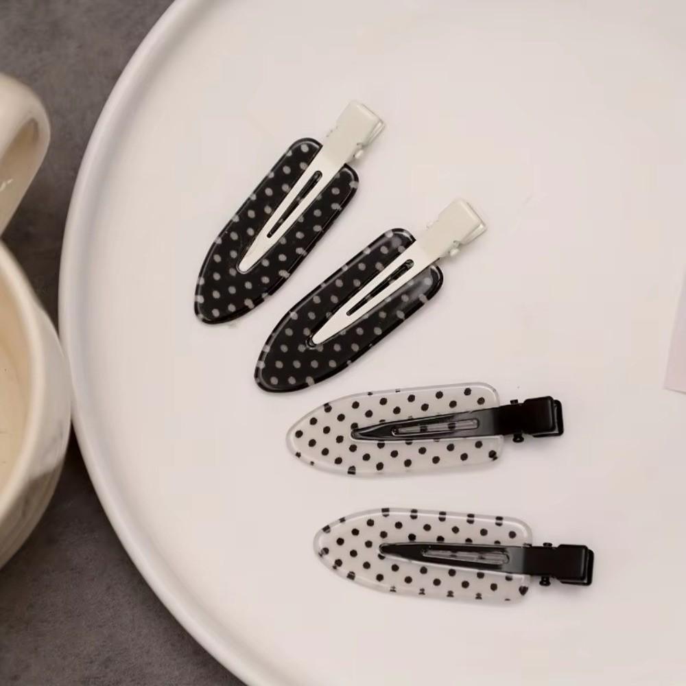 Polka Dot Hair Clips No Crease BB Clip Fashion Hair Barrettes  for Women Girls