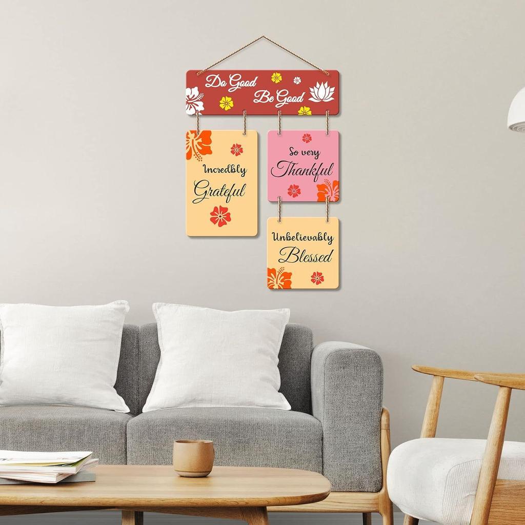 Do Good Be Quotes Decorative Wood Wall Hanger For Livingroom, Bedroom | Home Decor | Office | Gift Item | Artworks Decoration
