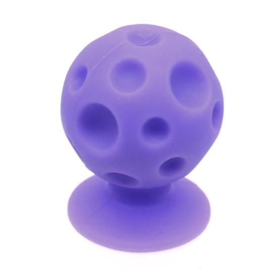 

Silicone Sensory Ball with Suction Cup Base Anxiety Stress Relief Sensory Stone Portable