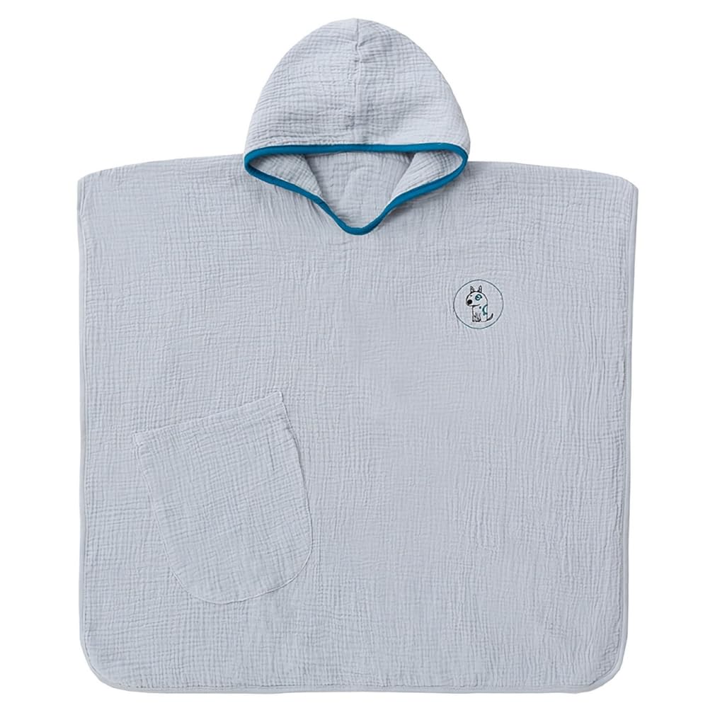 

Детский халат с капюшоном для мальчиков и хлопковое пончо для купания для детей [MARBEINE] Дети, Девочки, Полотенце, Накидка,