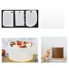 Langlebiges Kuchenspachtel-Set zum Glasieren von Fondant, Backen, Dekorieren, Wesentliches Glättwerkzeug zum Dekorieren, Backzubehör
