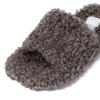 Francfranc Poodle Boa Room Dark Brown Shoes,