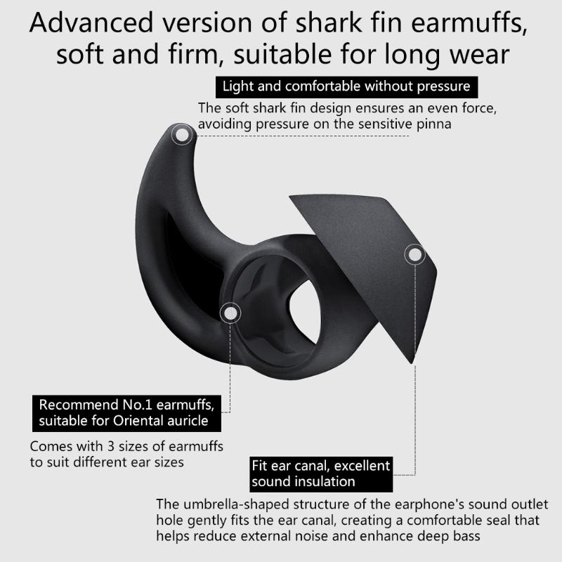 Ersatz-Ohrstöpsel aus Silikon mit Geräuschisolierung für Bo-se Soundsport Wireless Ear-Kopfhörer