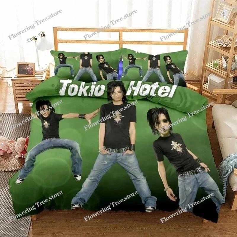 Rock Band Tokio Hotel3D Print Bedding Set Duvet Covers Pillowcases One Piece Comforter Bedding Sets Bedclothes Bed
