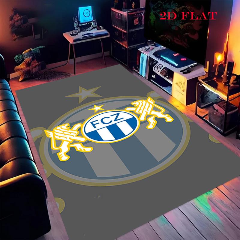 

FC Luzern Carpet Rug for Living Room Bedroom Home Sofa Decoration,Kids play Nonslip Floor Mat 40x60cm( 15x23in )