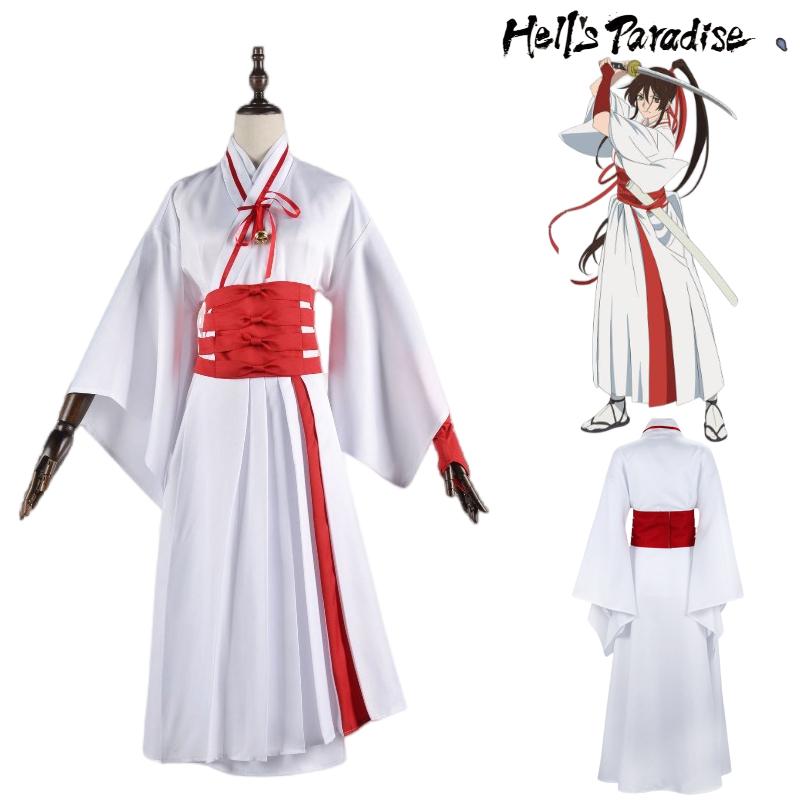 Yamada Jigoku Raku Asaemon Cosplay Costume Ninja Uniform Halloween Party