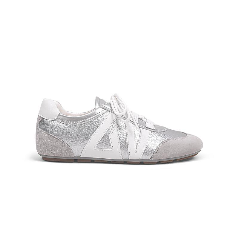 Sheepskin version~ Summer and autumn runaway is not tired, the inner height of the feet is increased, retro ballet training shoes 2025 summer casual F