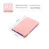 A5 Soft Cover Rainbow Edge Cute Leather Notebook - Custom Simple Color Edge Thickened Diary
