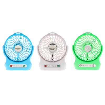 Silver Flexible Mini USB LED Cooling Flashing Fan Programmable Edit Word for PC Laptop Notebook Desktop