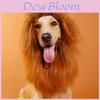 Jungle King Pet Costume Lion Hat With Faux Fur For Small Dogs