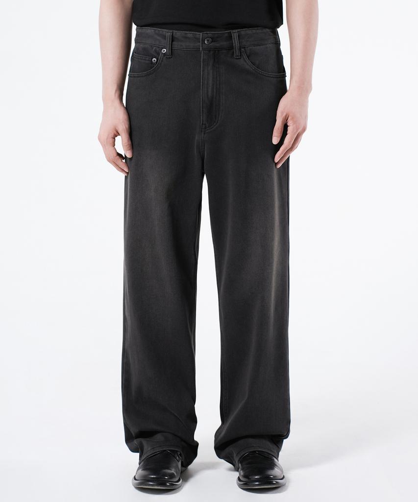 Beulaendideu Wide Denim Sweat Pants [Brushed Gray]