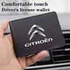 Portefeuille Portefeuille Ultra Fin pour Permis de Conduire Auto Étui Porte-Cartes Pour Citroen C3 C4 X7 Xsara Picasso Crosser C-ELYSEE JUMPY NEMO