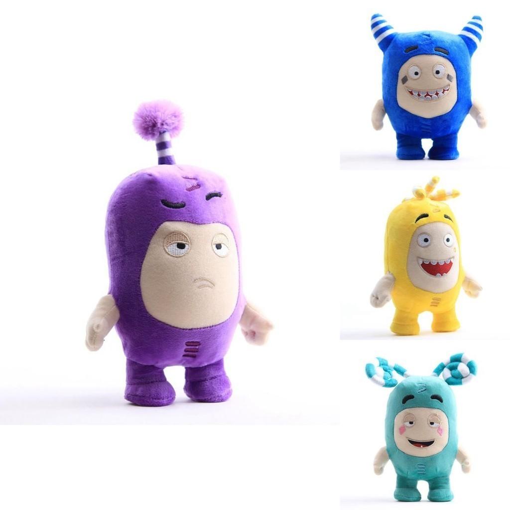 Adorable Oddbods 23cm Plush Soft Cuddly Toy Newt Bubbles Pogo Zee Jeff Fuse Slick Doll