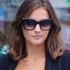 Vintage Cat Eye Sunglasses Women Brand Designer Square Sun Glasses Retro Decor Rectangle Big Frame Shade Eyewear Female