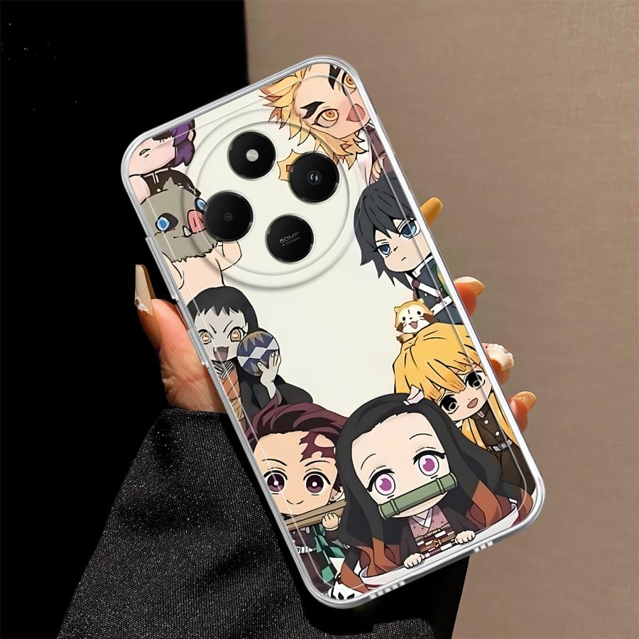 D-Demon S-Slayer Cute Soft Phone Cover Case for Xiaomi Poco X3 NFC X3 Pro