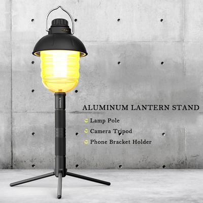 TOMSHOO – Support de lanterne en aluminium, poteau de lampe de Camping, Support de lumière pliable, Support de lampe, caméra