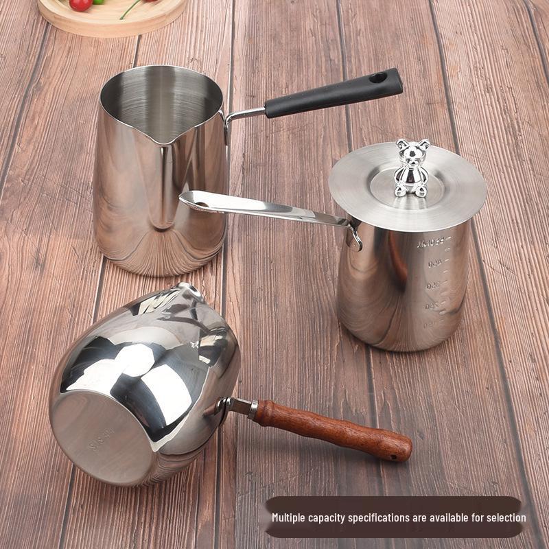 304 Stainless Steel Long Handle Latte Art and Frothing Pitcher (300-950ML)