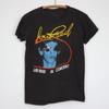 Vintage Lou Reed In Concert T-Shirt Classic Black Men Short Sleeve Men Women Summer Men's T-Shirt Casual Crew Neck Cotton Tee