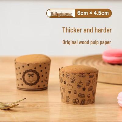 Meichu 100-Count Oven-Safe Cake Paper Cups