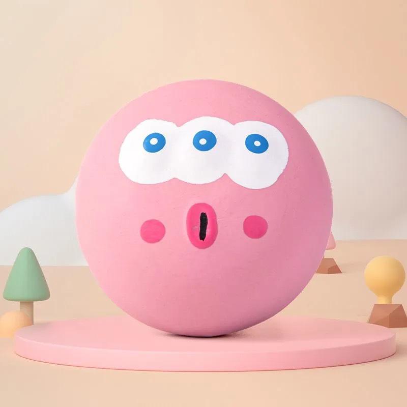 Eco-Friendly Latex Squeaky Puppy Toys for Teeth Cleaning