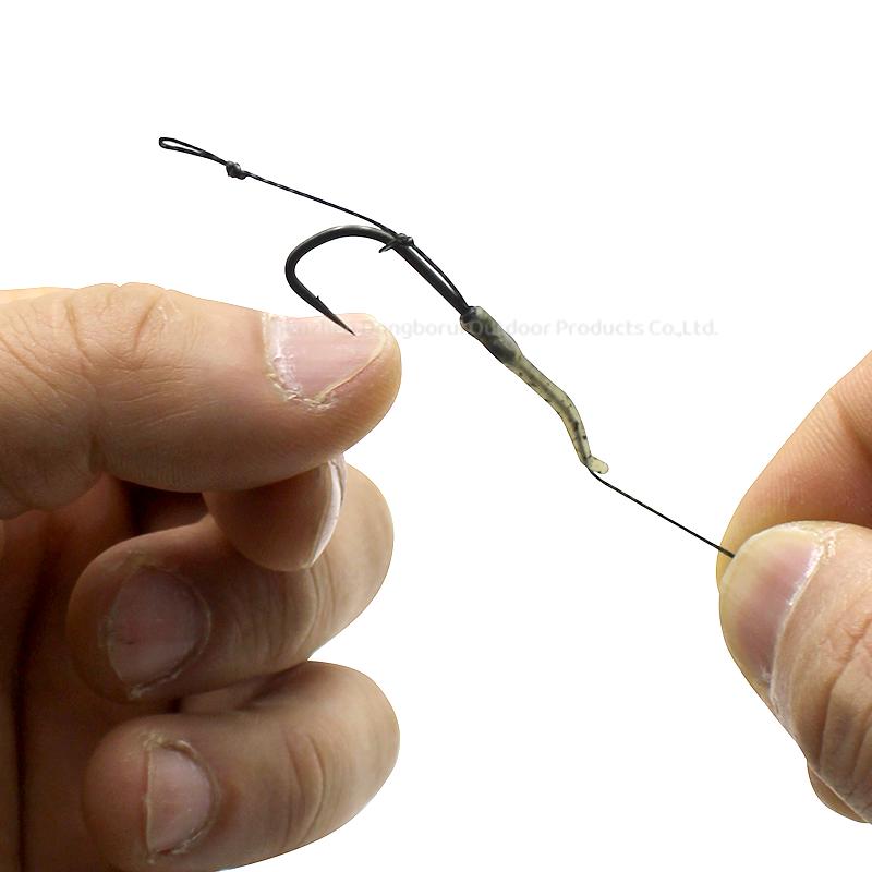 10pcs Carp Fishing Hook Straight Point X Medium Long Shank Size 2 4 6 PTFE Coating-Super Slide For Both Bottom Bait,Wafter And Pop-up Presentations