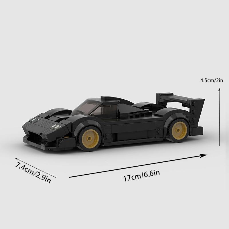

Набор строительных блоков MOC Racer City Sports Vehicle - Креативная развивающая игрушка для мальчиков