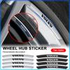 4Pcs Auto Wheel Hub Badge Tire Rim 3D Stickers Car Accessories For XC60 XC90 S60 S80 S40 V40 V60 V70 V50 XC70