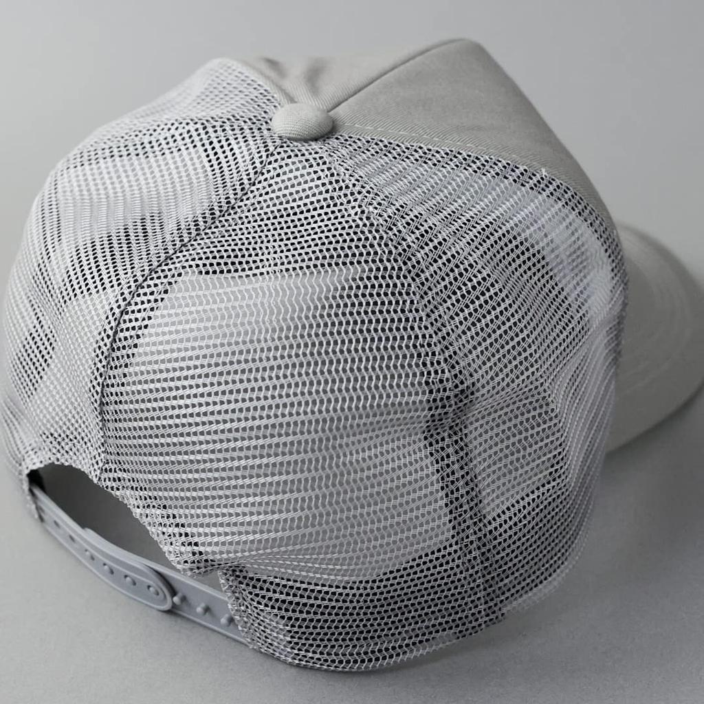 Dickies Herren Custom-Made Big Twill Mesh Kappe, Größen XL, LL (62cm), Schwarz, Amerikanischer Casual, Street Style (JP, Alphabet, LL, (01) Grau)