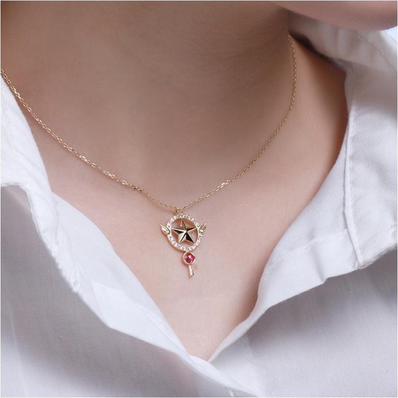 Anime Sailor Moon Anhänger Halskette Für Frauen Mädchen Kristall Flügel Herz Choker Halskette Modeschmuck Party Cosplay Requisiten