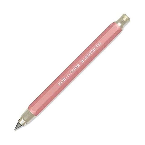 KOH-I-NOOR 56 5340 Механический держатель для грифелей с зажимом, Бордово-красный