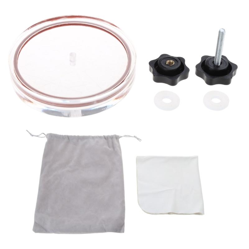 

Waterproof Acrylic Clean Tool for LP Vinyl Record Transparent Acrylic Cleaner Transparent for LP Vinyl Record Cleaner 1 чорний