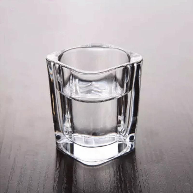6pcs Set Shot Glass Crystal Glass Drinkware Spirits Cup Transparent Cups Stemware Flat Bottom Small Capacity Wine Glass Drinks