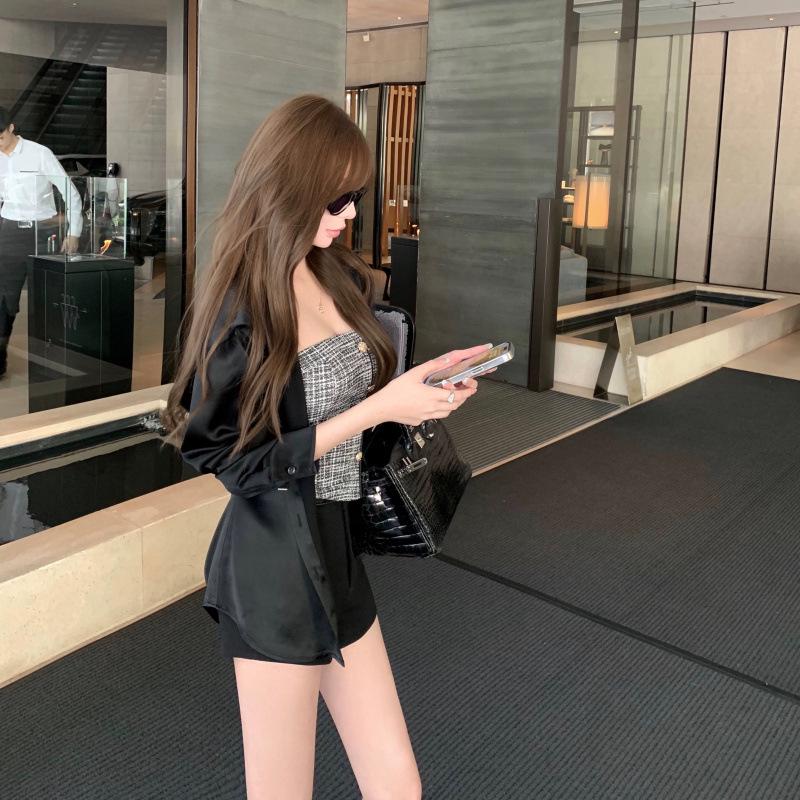 2025 Women's Old Money Style Hooded Shirt: Fashionable, Casual Sunscreen Jacket for Spring/Summer